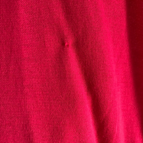 Pink Wool V-Neck Sweater - Picture 3 of 3